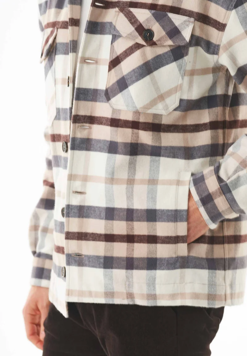Flanell Overshirt aus Bio-Baumwolle