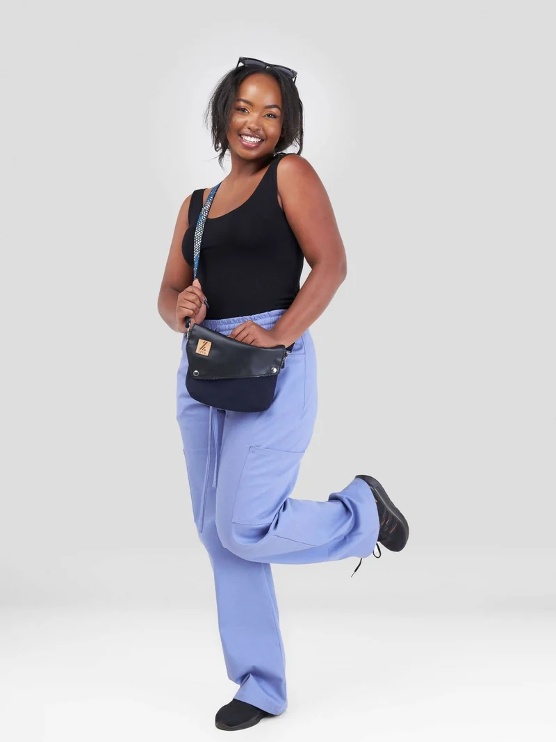 Zetu Africa Woman Purse - Blue