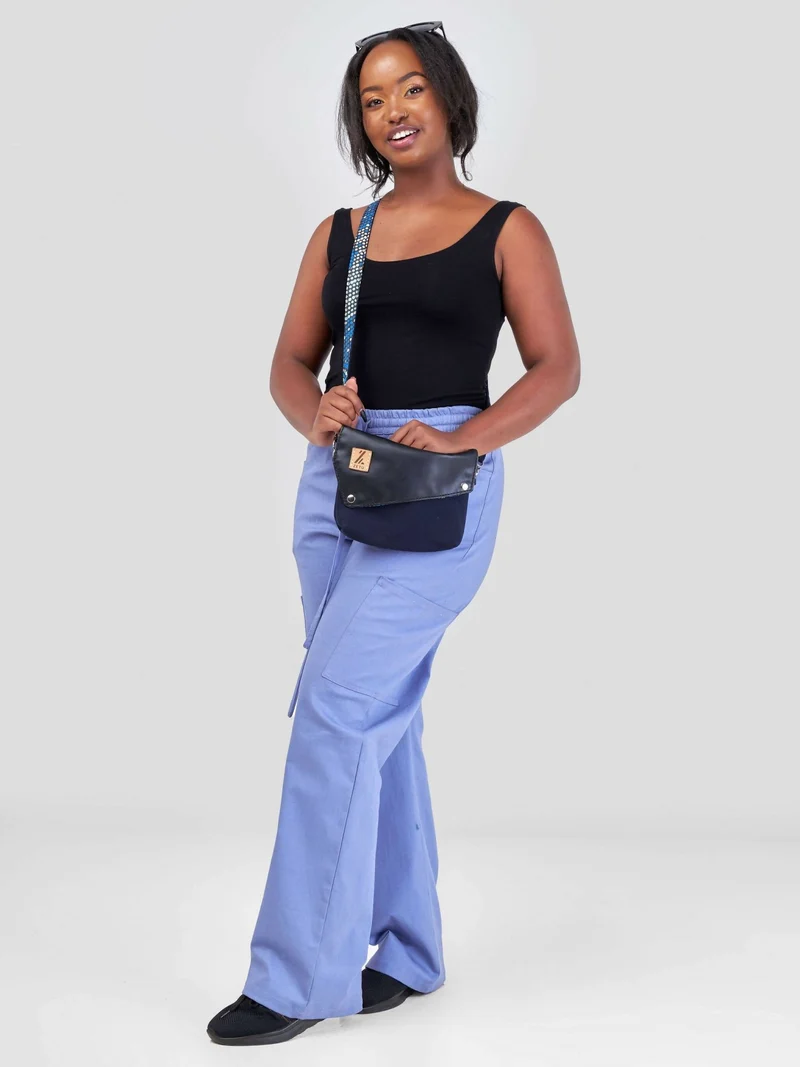 Zetu Africa Woman Purse - Blue