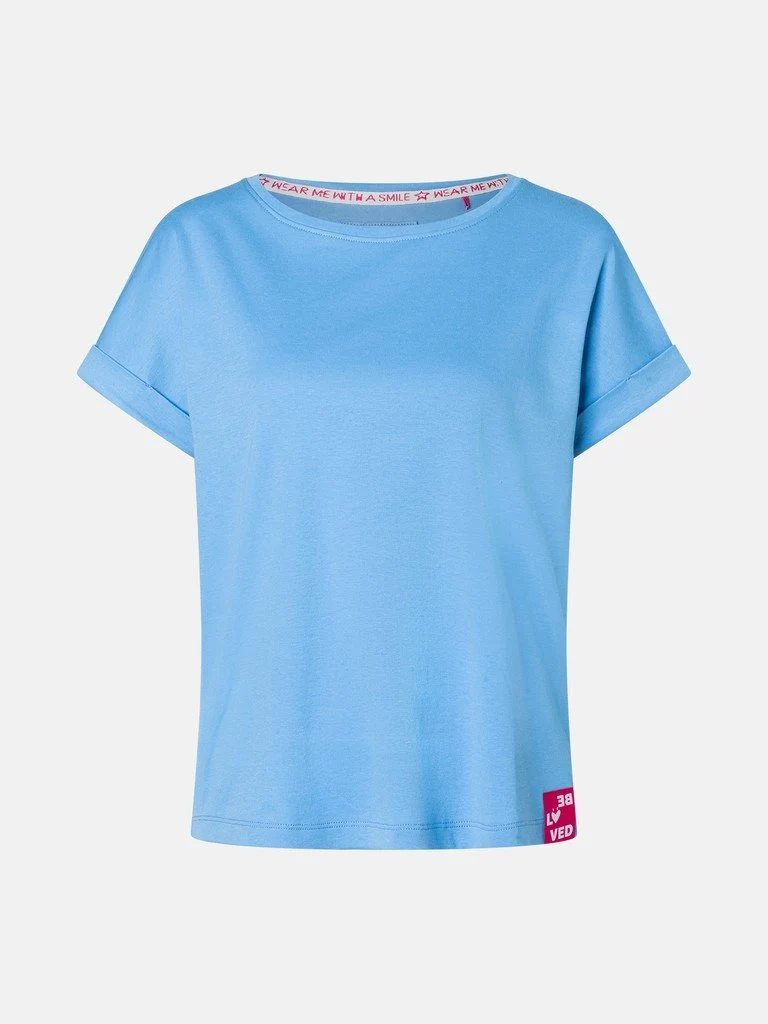 Lieblingsstück CamilaEP Rundhalsshirt Damen Hellblau