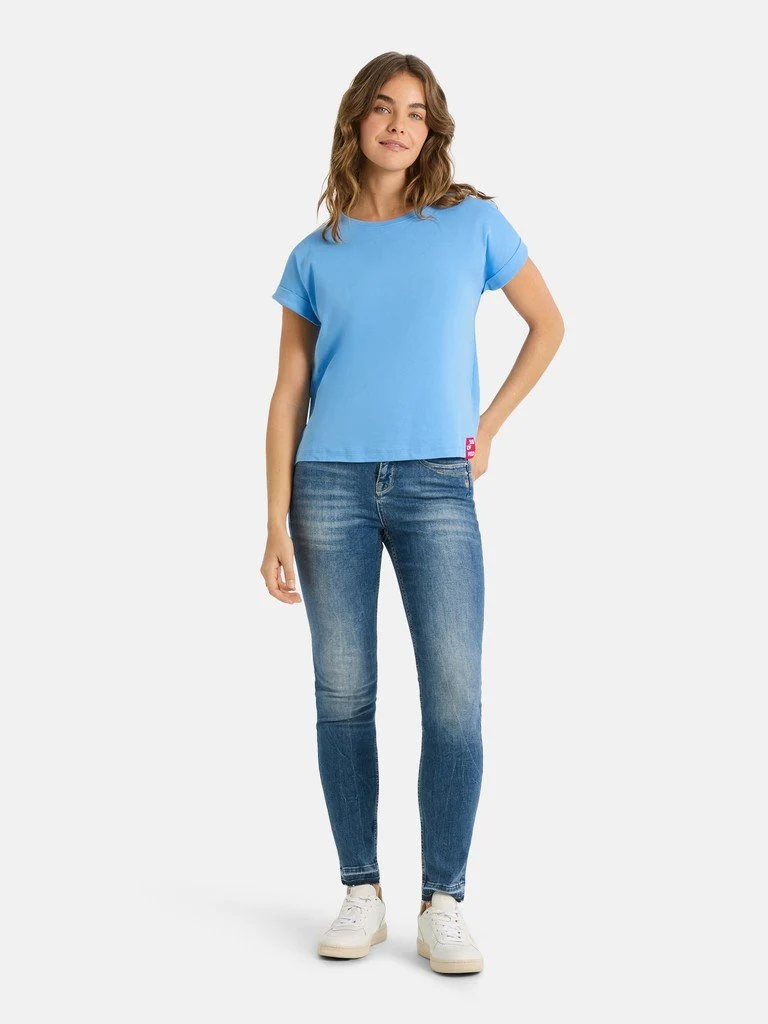 Lieblingsstück CamilaEP Rundhalsshirt Damen Hellblau