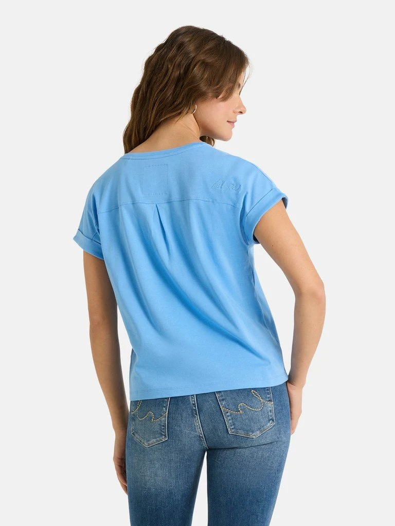 Lieblingsstück CamilaEP Rundhalsshirt Damen Hellblau
