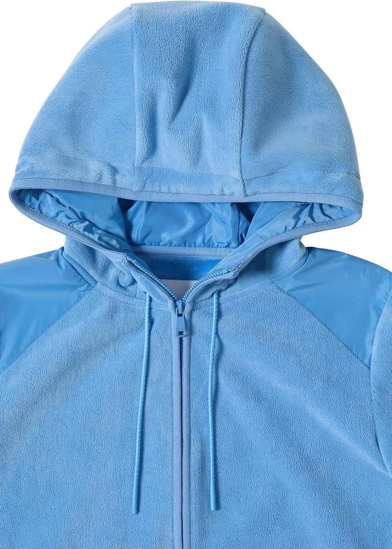 Cecil Fleece Jacket w. Mat-Mix - 2_B212917_17372