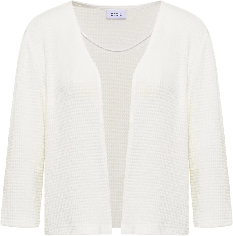 Cecil TOS Ajour Knit Open Jacket - 2_B325362_13474
