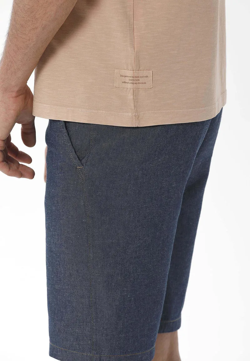 Natural Garment Dyed T-Shirt aus Bio-Baumwolle
