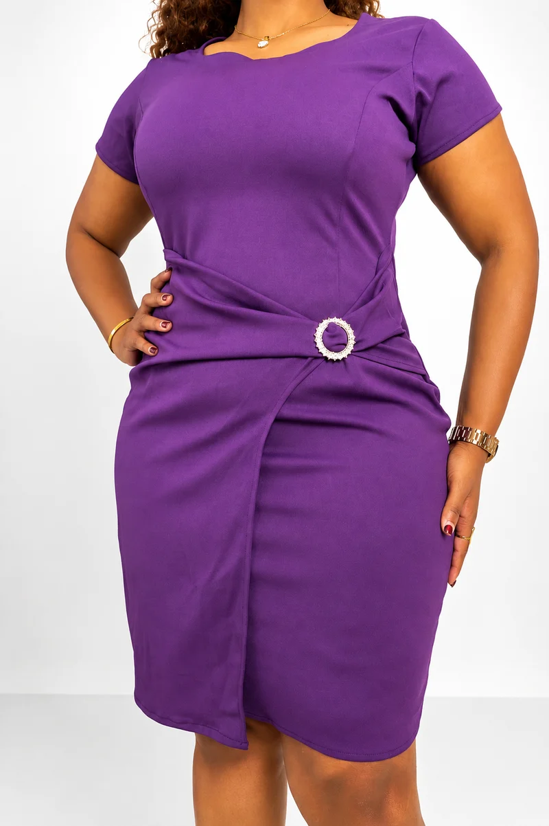 Silk House Collection Solana Dress - Purple