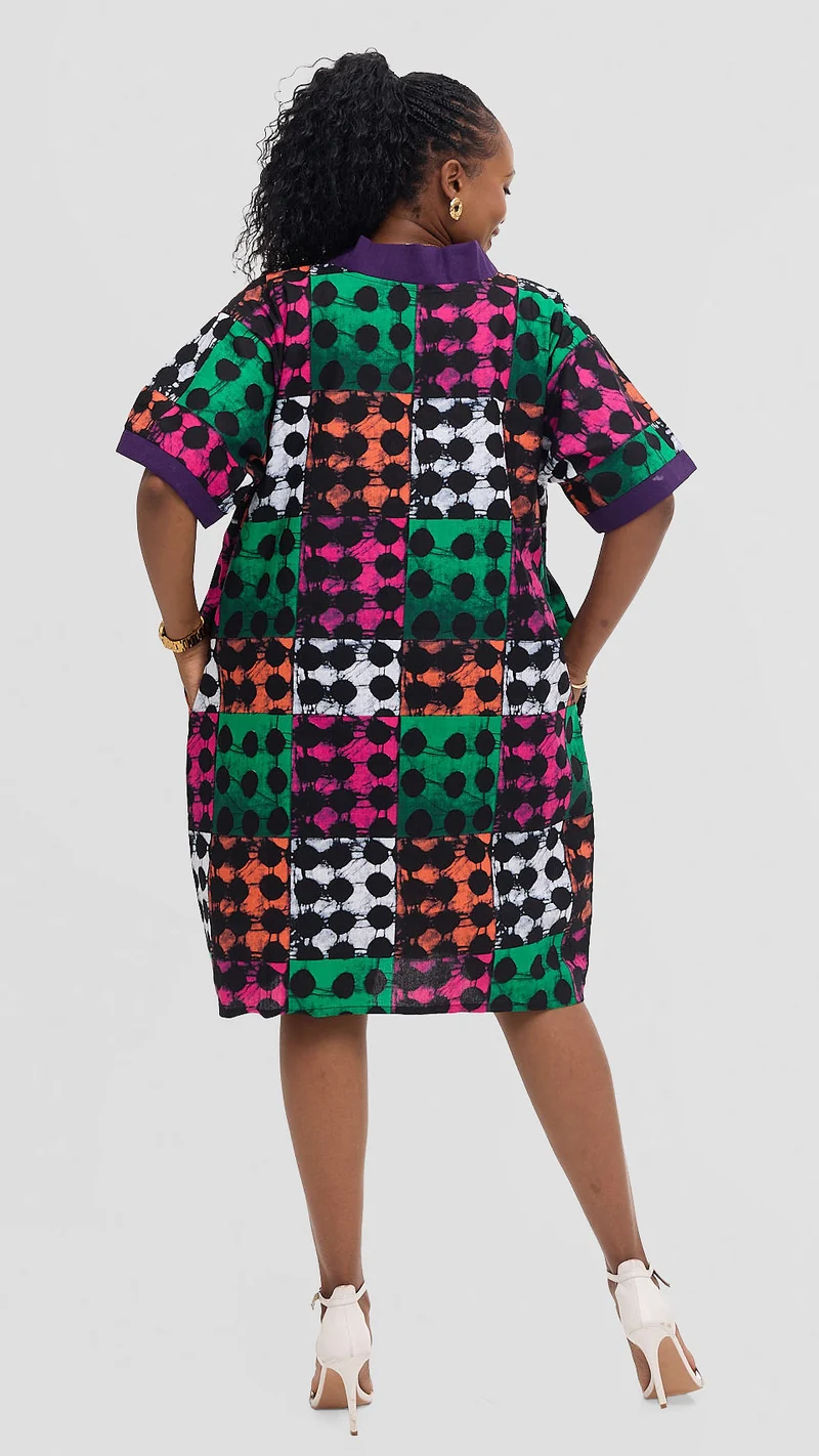 BoSi Royal Boubou Dress - Purple