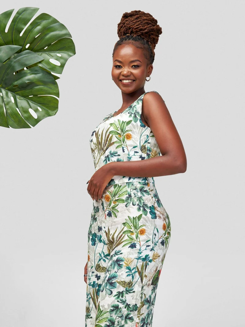 WSC Pambo Immaculate Chic Jumpsuit - Green Floral