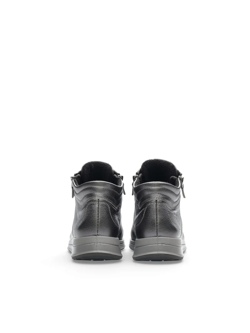 OSAKA Komfort Stiefeletten silber Damen