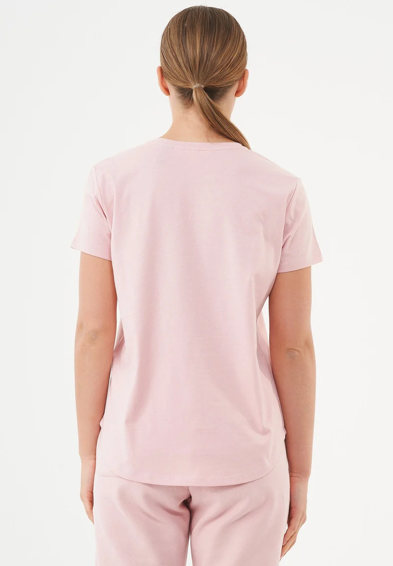 TUBA Basic T-Shirt aus Bio-Baumwolle mit V-Ausschnitt