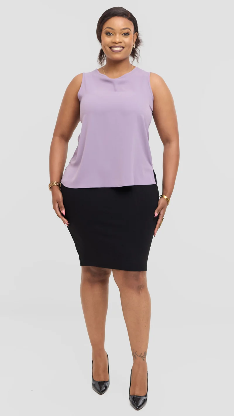 Vivo Talia Sleeveless Tank Top - Lilac