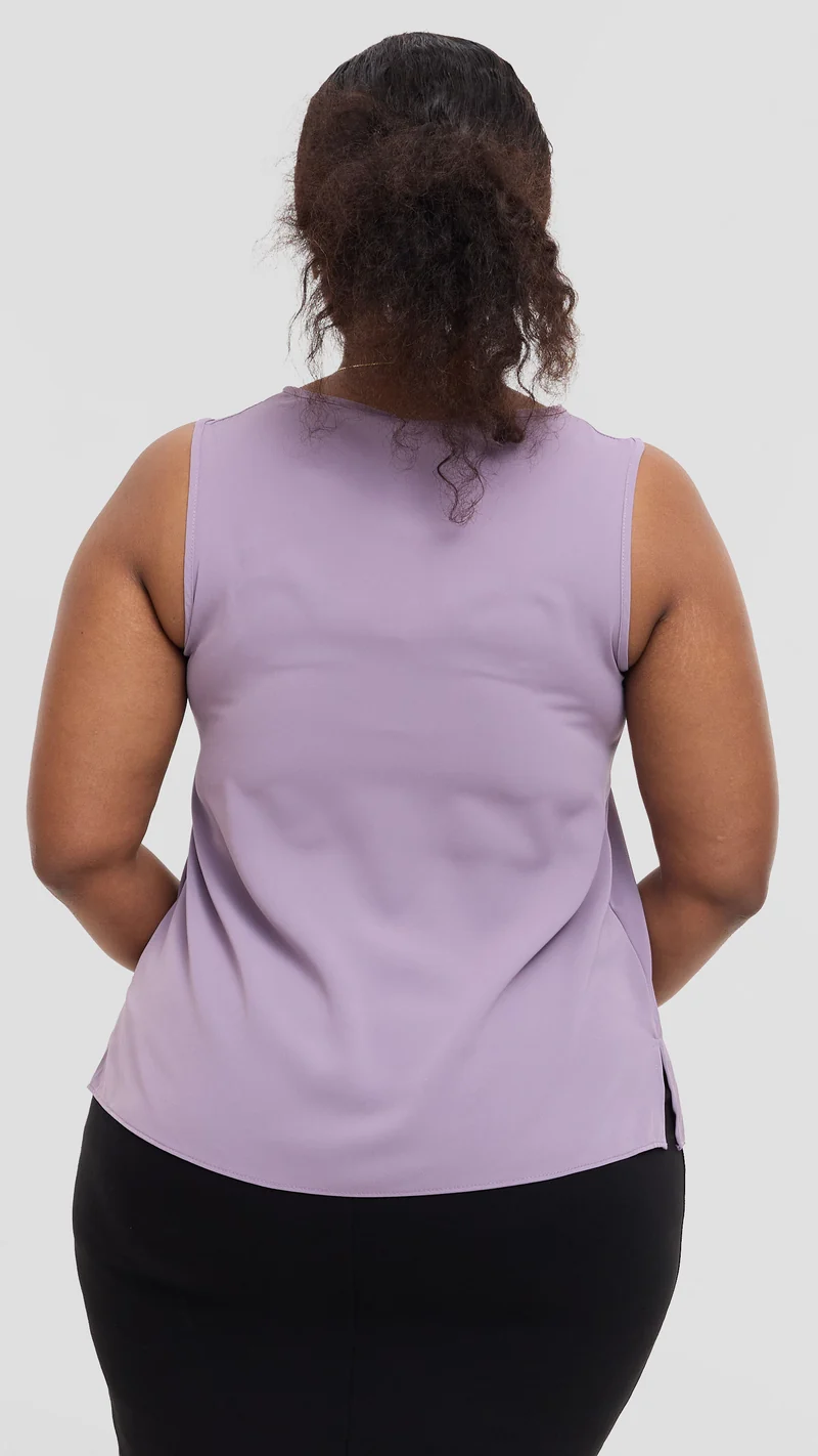 Vivo Talia Sleeveless Tank Top - Lilac