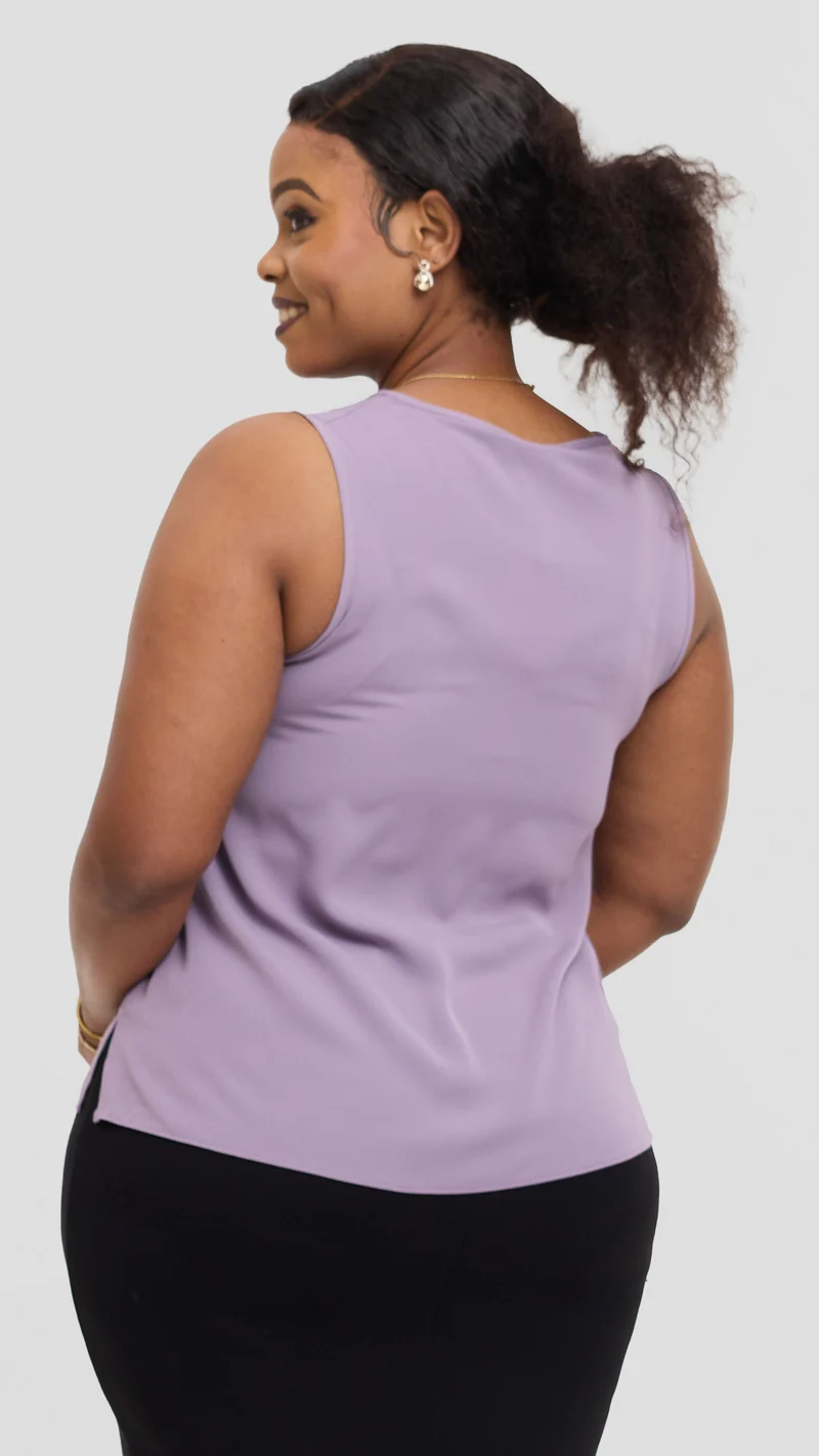 Vivo Talia Sleeveless Tank Top - Lilac