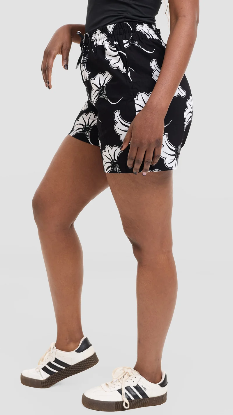 Safari by Vivo Zehra Kitenge Shorts - Pollo Print