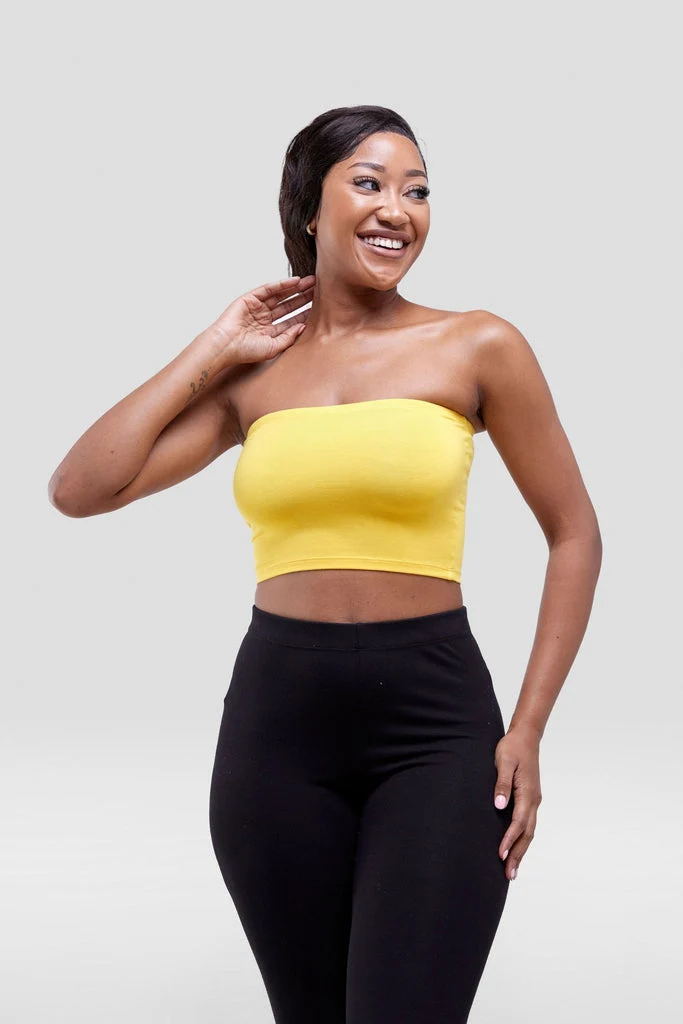 Zoya Basic Jersey Bandeau - Safron