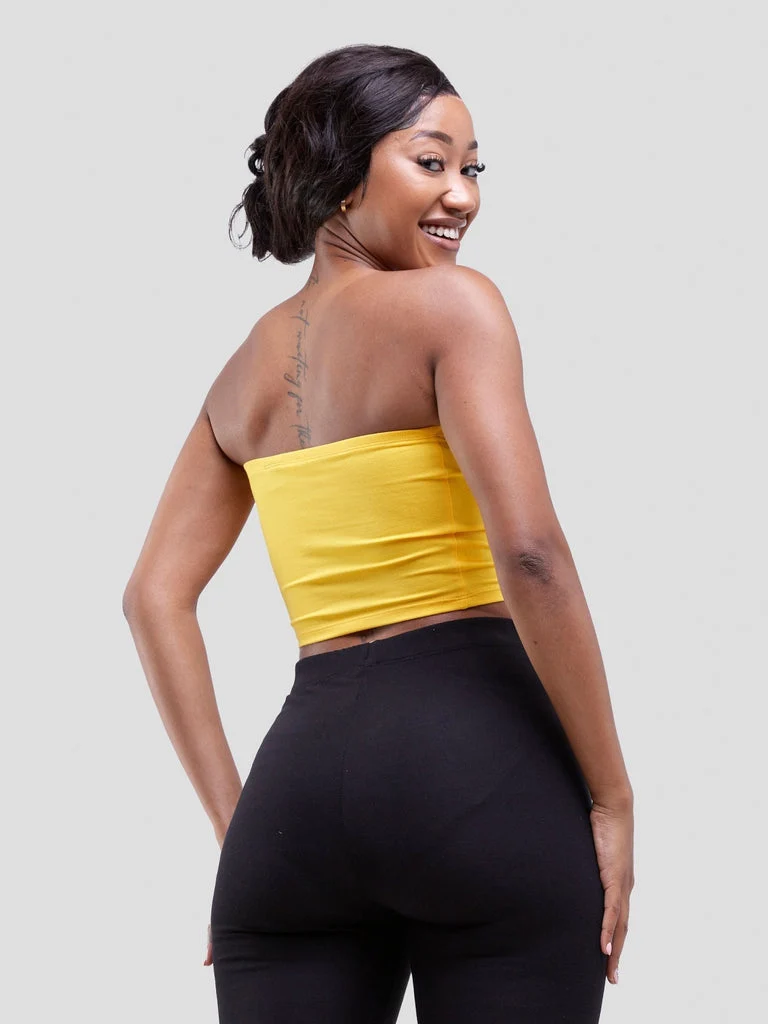 Zoya Basic Jersey Bandeau - Safron