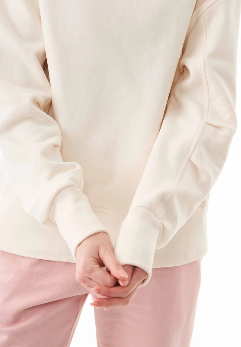 Sweatshirt aus Bio-Baumwolle mit Rollkragen