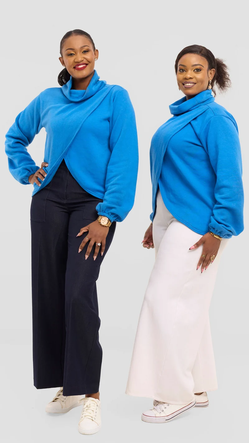 Phyls collections Savannah Sweater - Blue