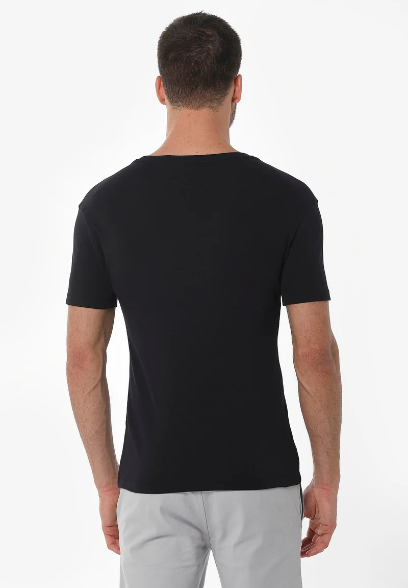 Geripptes T-Shirt aus Bio-Baumwolle