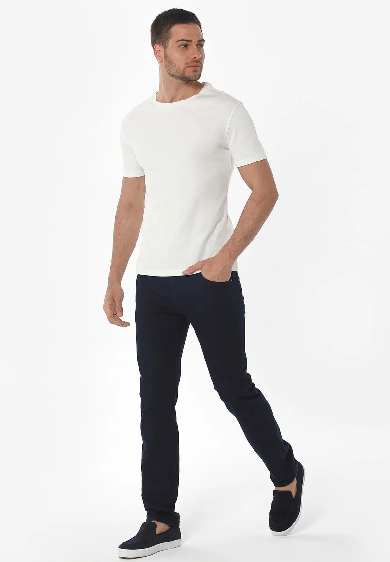 Geripptes T-Shirt aus Bio-Baumwolle