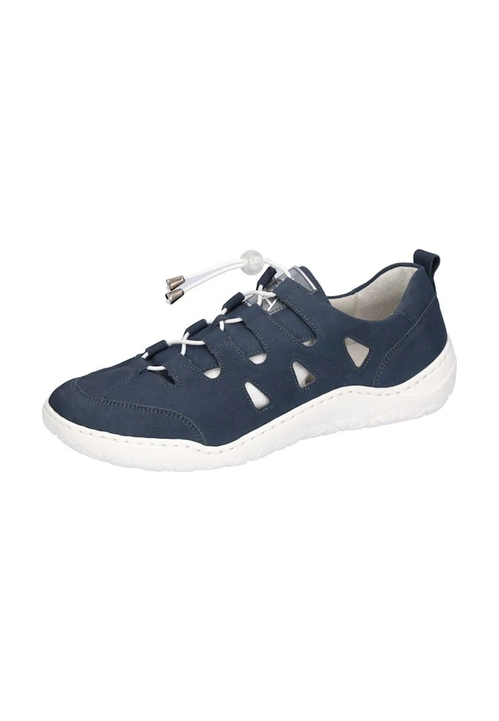 Waldläufer Damen Halbschuhe, Blau