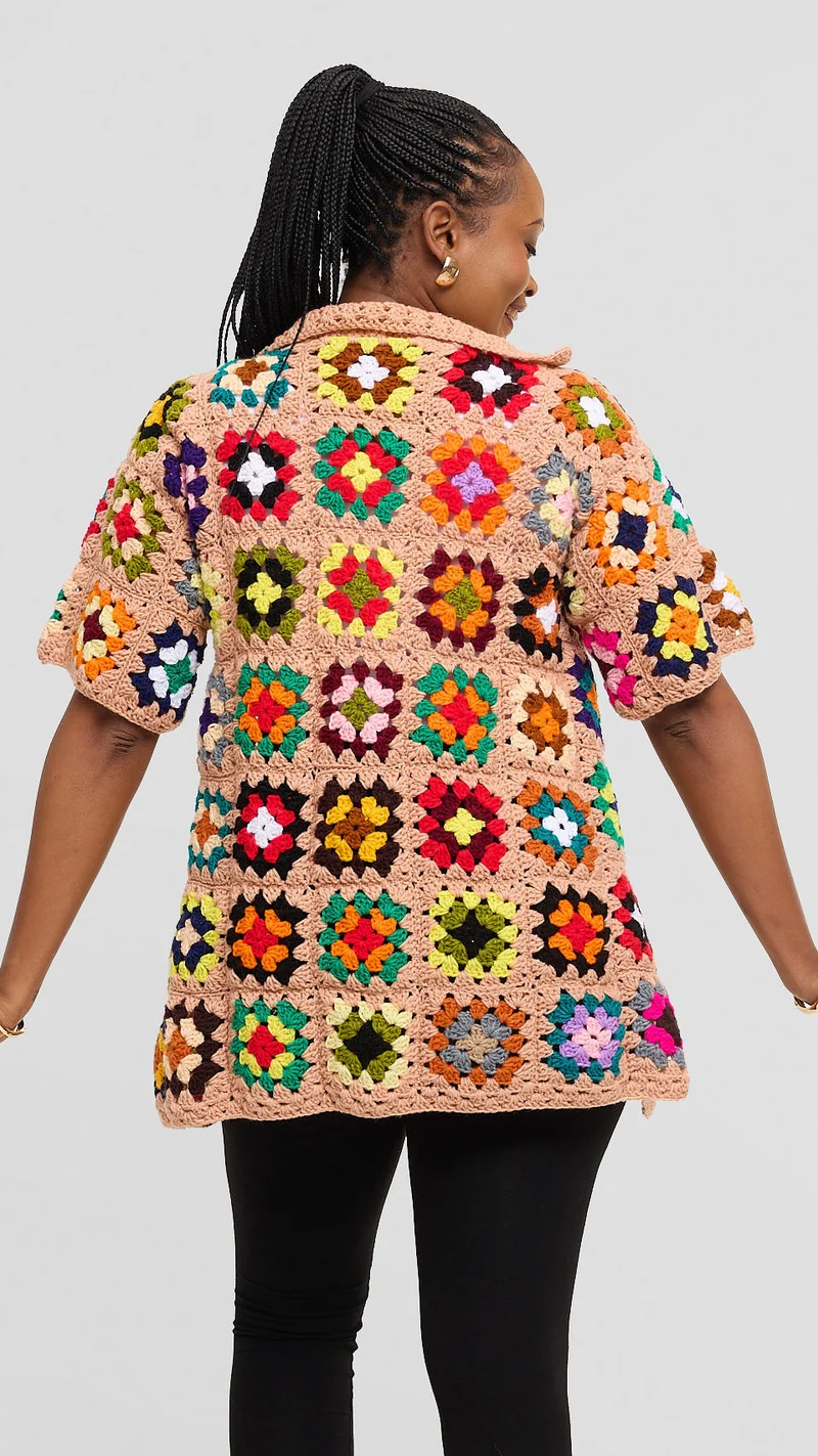 Zakii Unisex Crochet Shirt - Multicolored