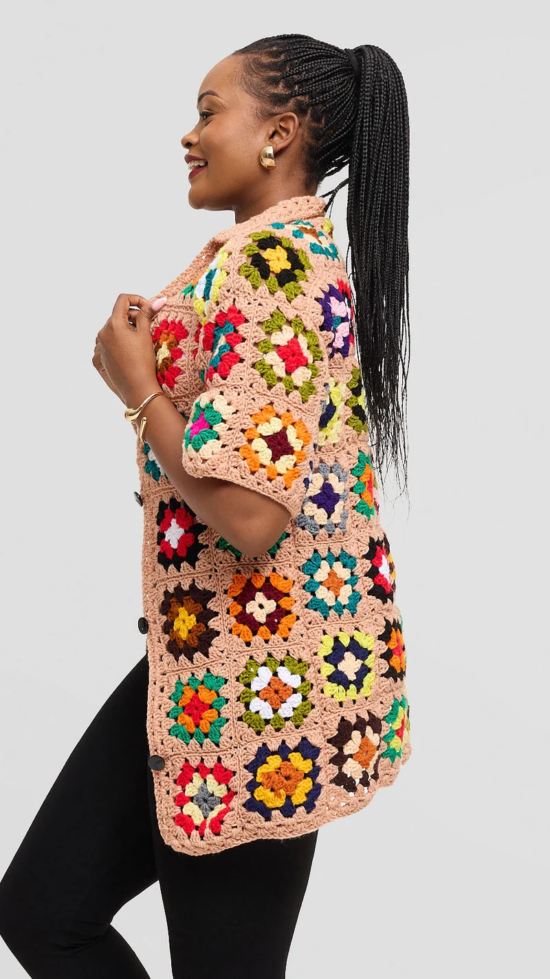 Zakii Unisex Crochet Shirt - Multicolored