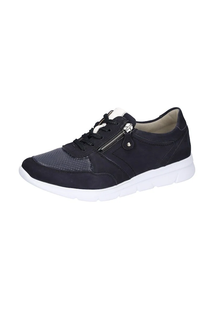 Waldläufer Schnürschuh Schwarz