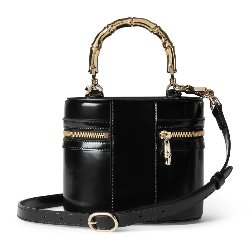 Gucci Damen Tasche SMLG BAMBOO PULLER Schwarz 828144-10R0G-1000