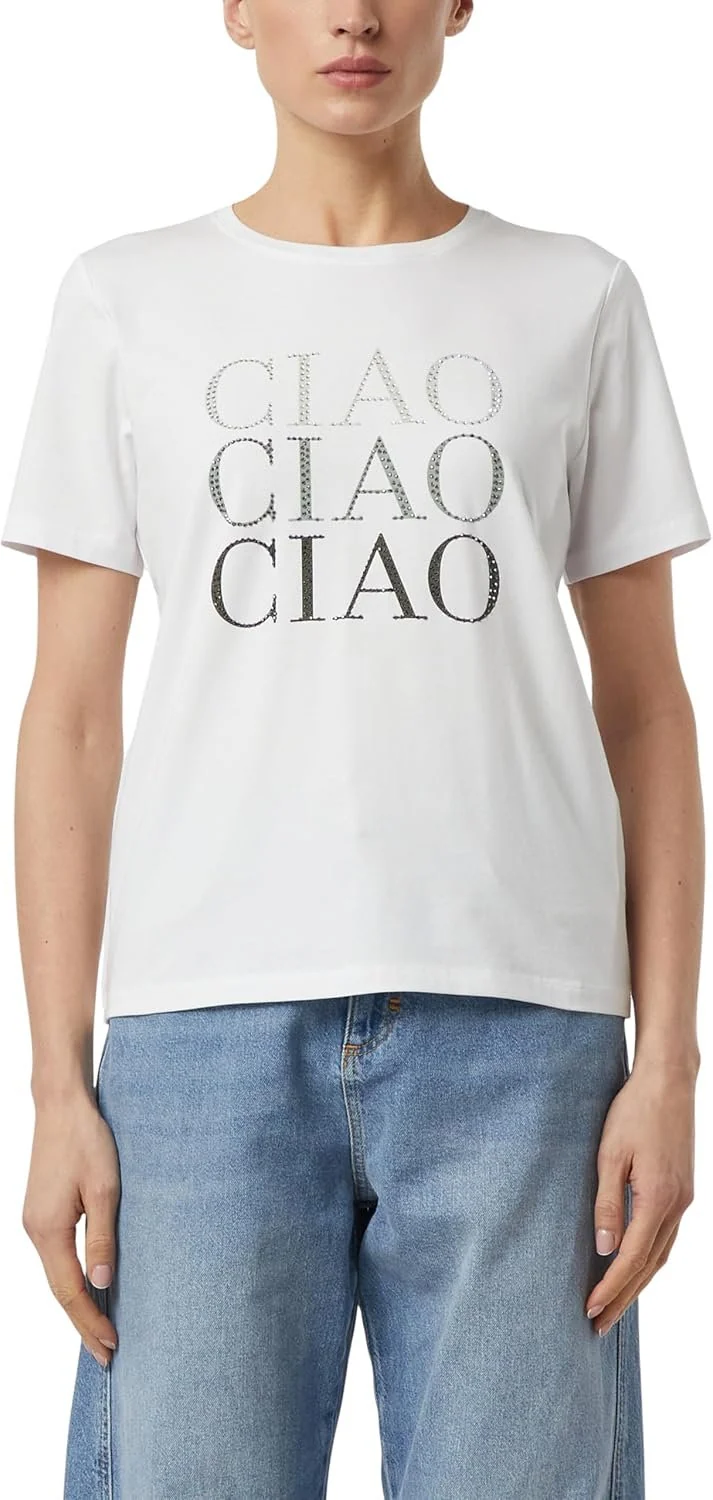 Comma T-Shirt Weiß