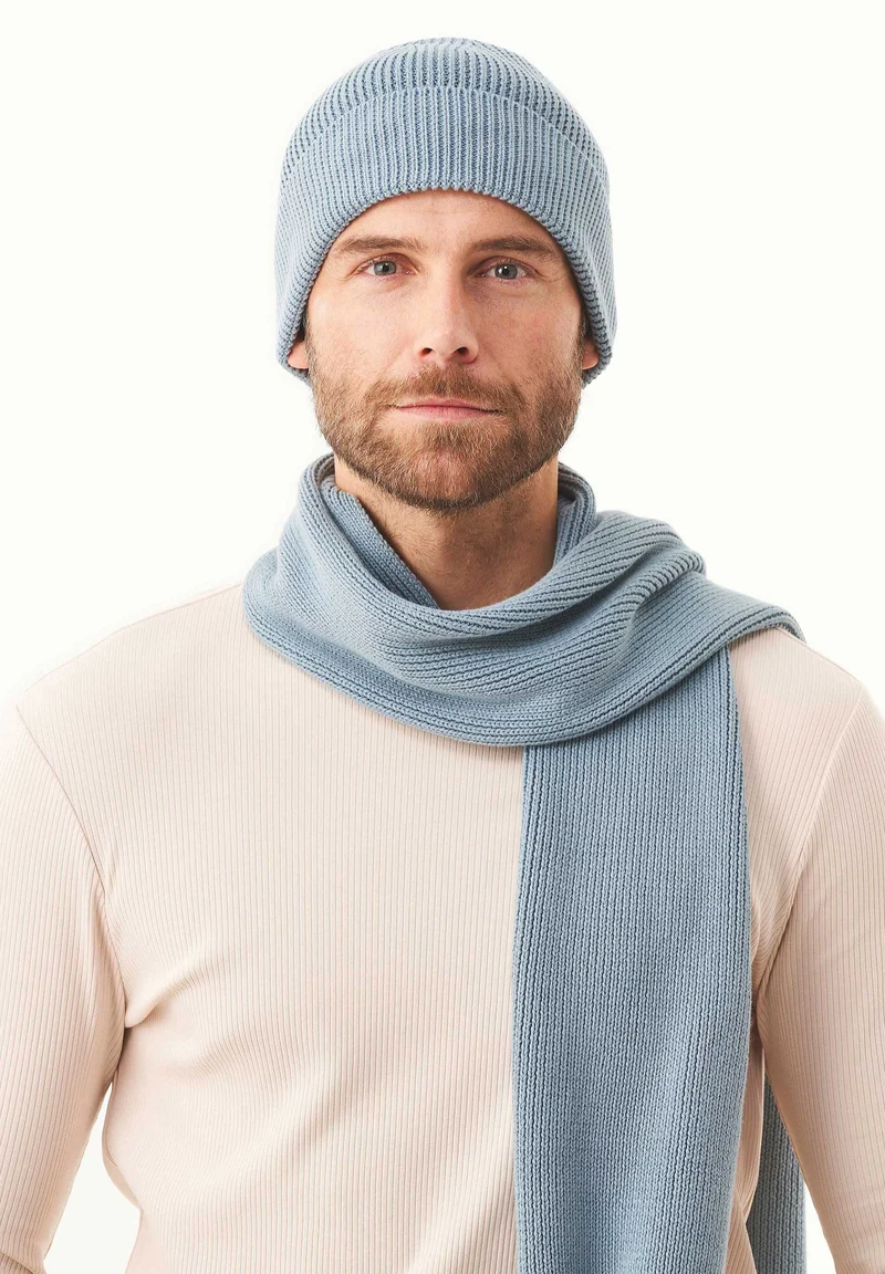 Unisex Strickschal aus Bio-Baumwolle