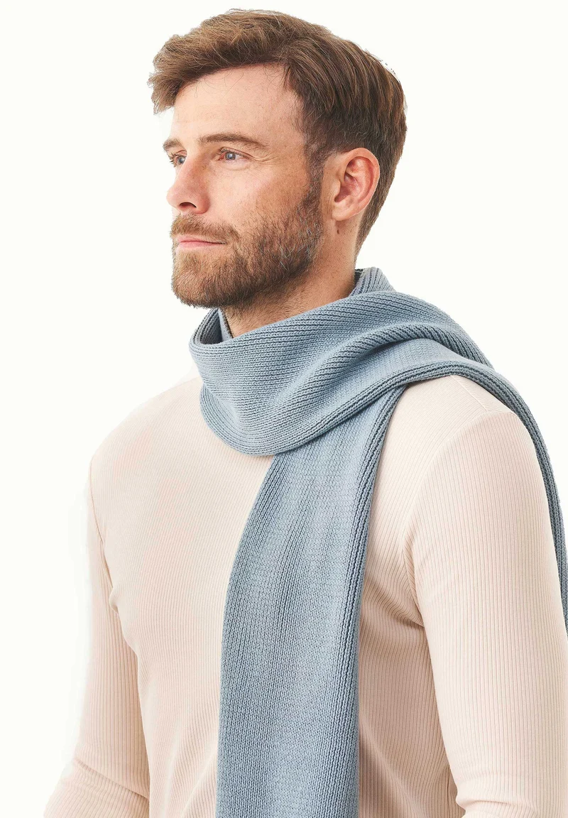 Unisex Strickschal aus Bio-Baumwolle