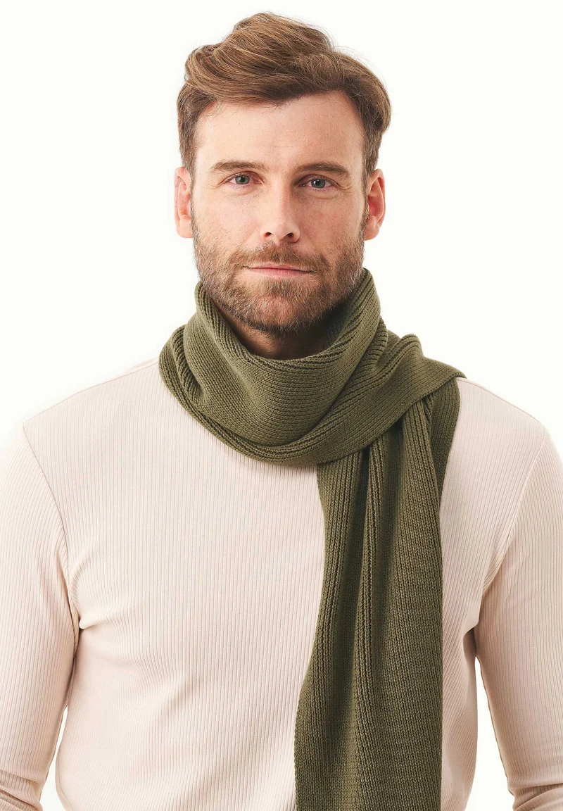 Unisex Strickschal aus Bio-Baumwolle