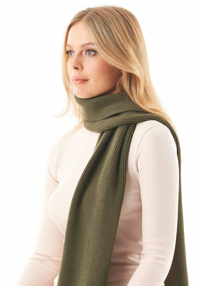 Unisex Strickschal aus Bio-Baumwolle