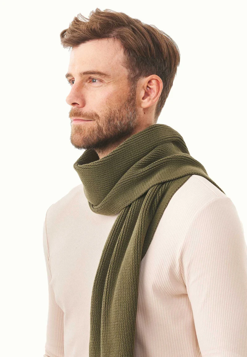 Unisex Strickschal aus Bio-Baumwolle