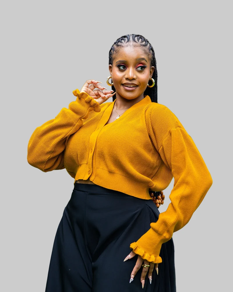 African Yuva Nila Sweater - Mustard