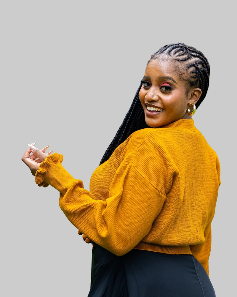 African Yuva Nila Sweater - Mustard