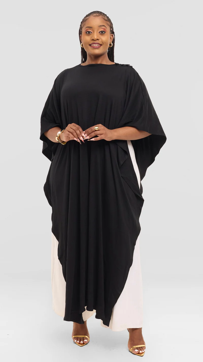 Inroses 3-in-1 Flow Drape Kimono - Black