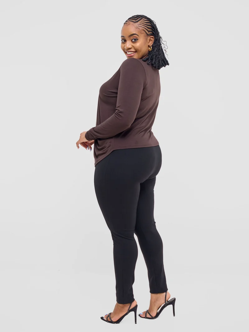 Vivo Basic Sienna Waterfall in Jersey - Chocolate
