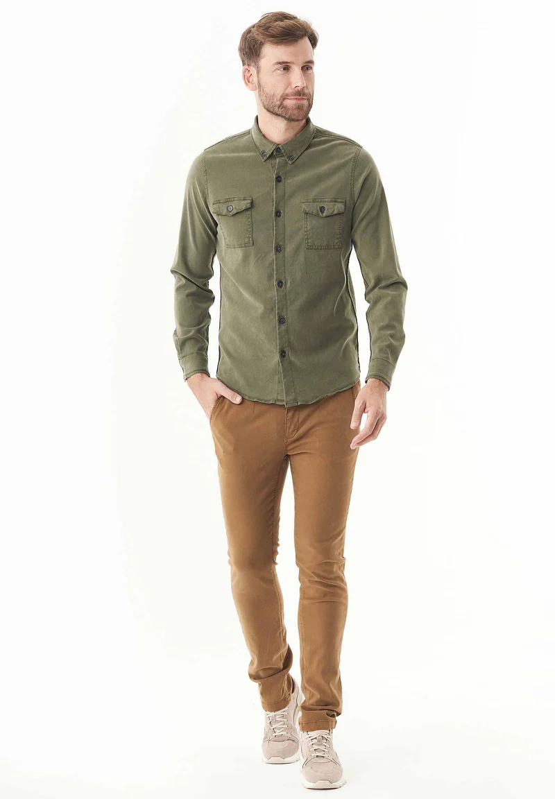 Hemd aus TENCEL™ Lyocell und Bio-Baumwolle