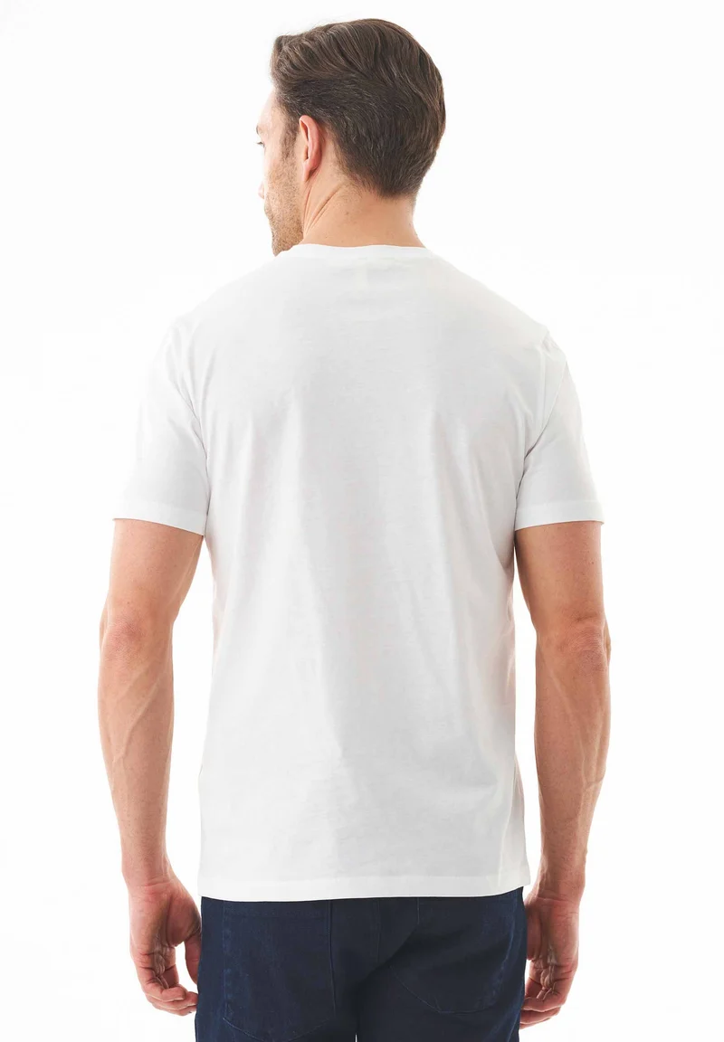 T-Shirt aus Bio-Baumwolle mit Fahrrad-Print