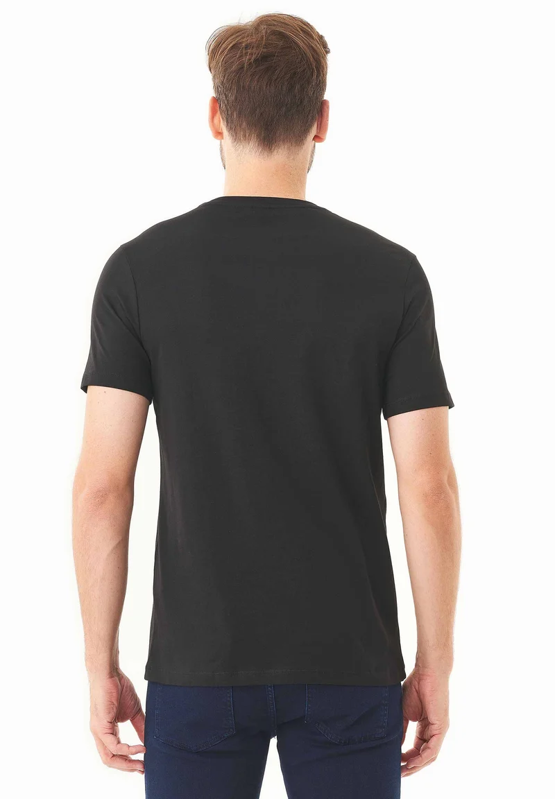 T-Shirt aus Bio-Baumwolle mit Fahrrad-Print