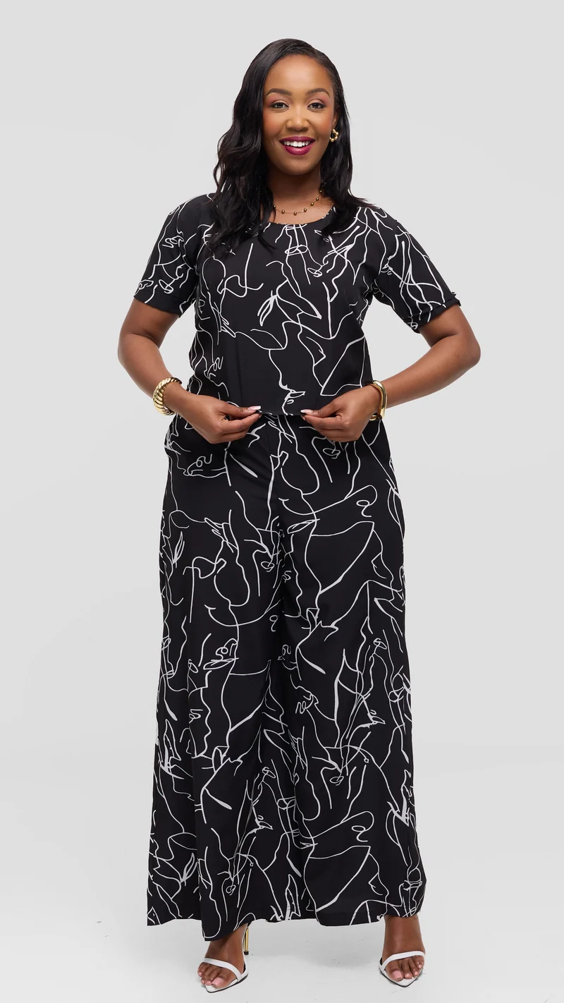 Hawi Sartorial Victoria 2 Piece Set - Black / White