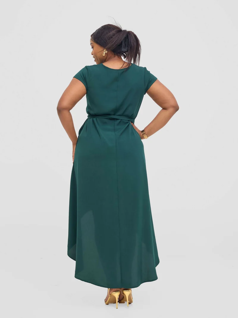 Salok Wear Bumbe High-Low Dress - Green