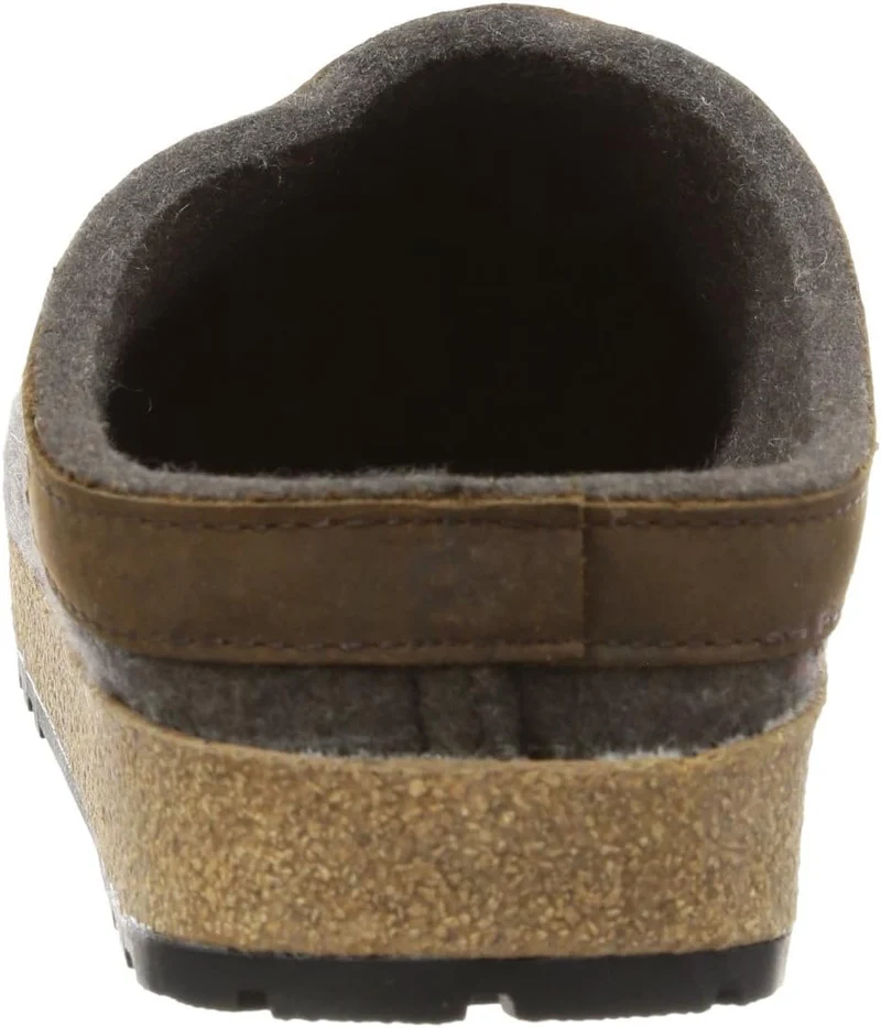 Haflinger Torben braun-mel. Filz Leder dunkel_braun