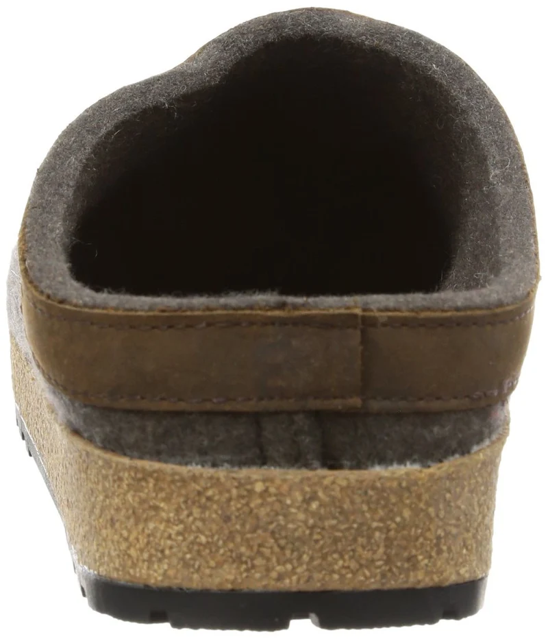 Haflinger Torben braun-mel. Filz Leder dunkel_braun