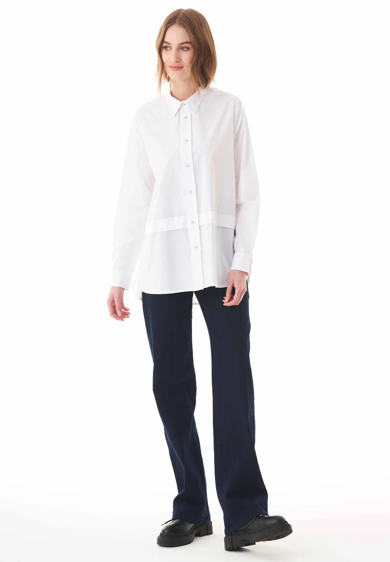 Hemdbluse aus Bio-Baumwolle