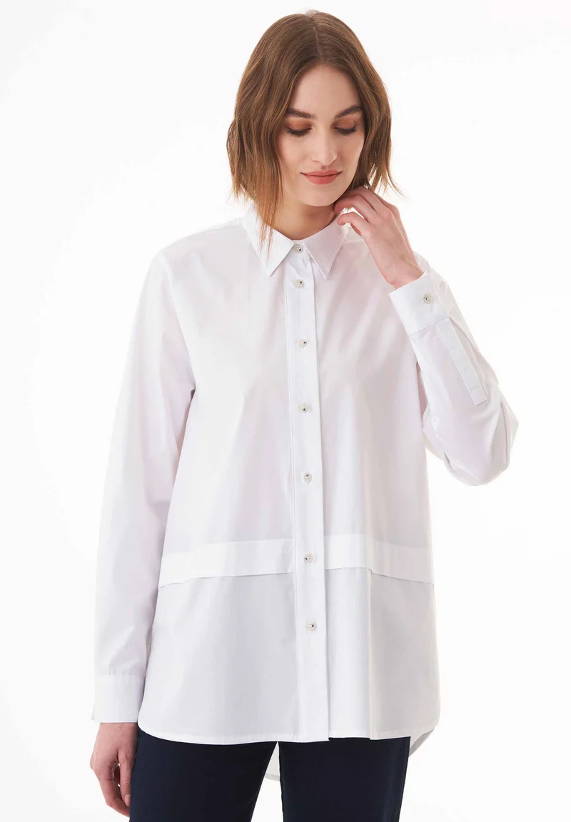 Hemdbluse aus Bio-Baumwolle