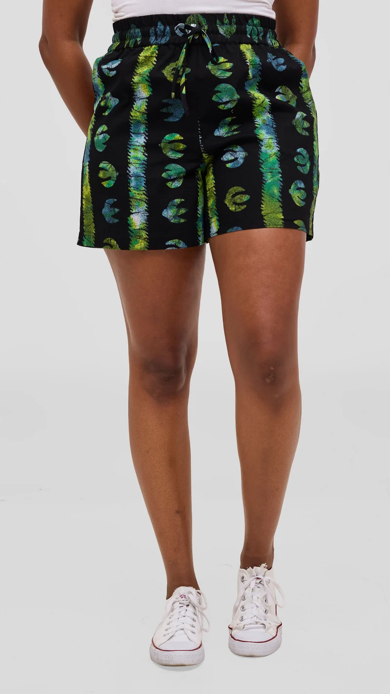 Safari by Vivo Zehra Kitenge Shorts - Vuga Print