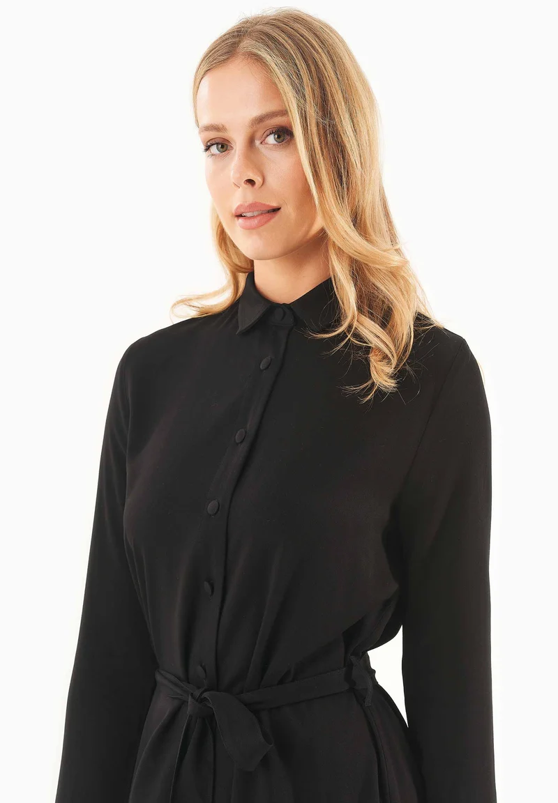 Hemdblusenkleid aus LENZING™ ECOVERO™